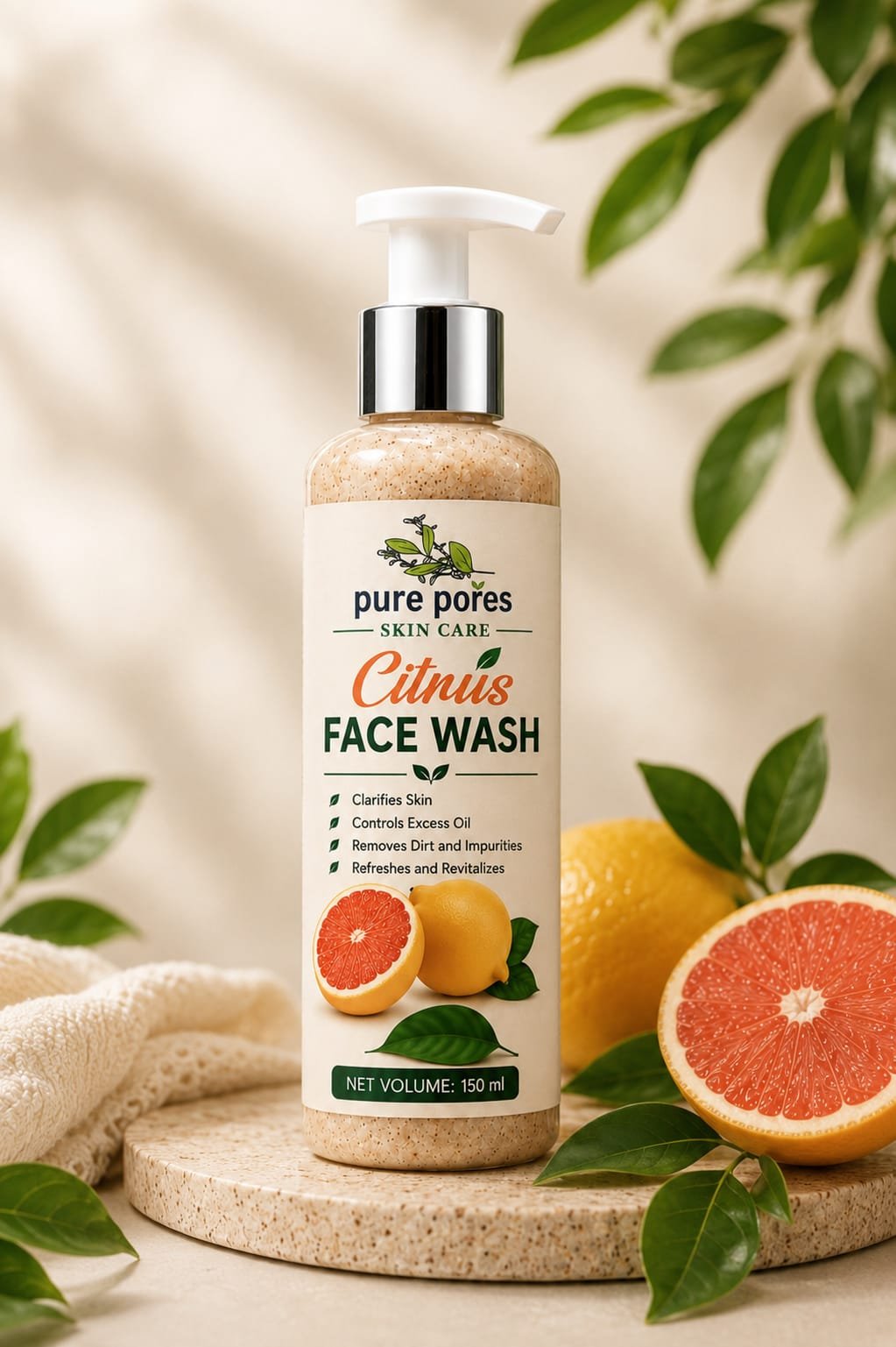 Citrus face wash
