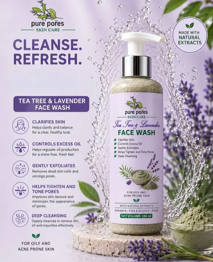 TeaTree & Lavender FaceWash